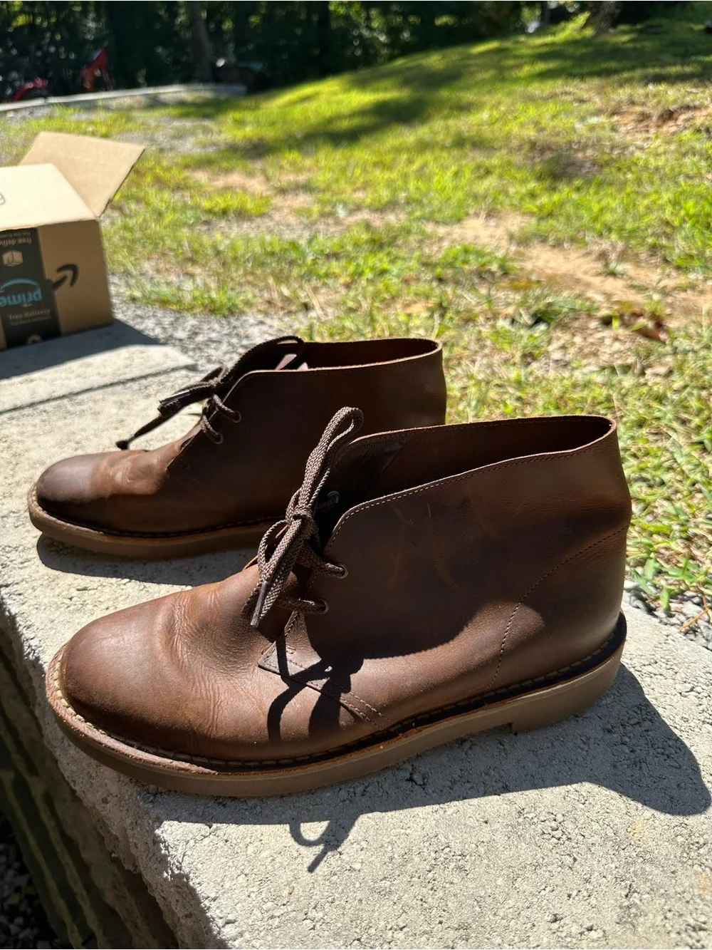 Clarks sturdy leather